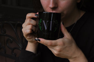 MT Logo Black Ceramic Mug